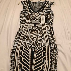 Graphic black and white dress for sale!